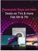 Flipkart Panasonic Days  Amazing Deals on TVs, Appliances & More