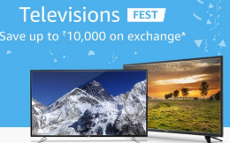 Amazon Large Screen Television Fest upto 30% and Exchange offers