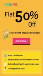 1mg Labs LabTests and Health Checkup 50% off with PayTm wallet