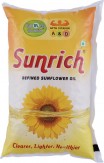 [Supermart Bangalore only] Sunrich Refined Sunflower Oil 1 L Pouch