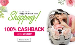 Baby & Kids products 100% cashback (Max Rs. 300) + 1% Off with PayUMoney at Babyoye