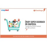 10% Cashback on Rs. 200 with FreeCharge Wallet at Snapdeal (Account specific )