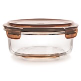 Cello Piedo Rectangle Glass Container with Lid, 880ml, Clear