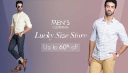 Rs.500 off on purchase of Rs.2999 on Selected Men's Clothing  at Amazon
