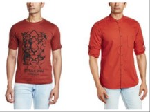 Buffalo Men's clothes Flat 50% to 60% off from Rs 199 at Amazon