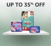 Branded Baby Diapers upto 50% off at Amazon