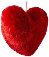 Dimpy Stuff Heart Cushions, Red (75cm x 60cm)