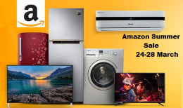 Amazon Summer Sale on  TV and Large Home Appliances  March 24 to March 28 , 2017 
