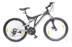 Hero Octane 26T Archer 21 Speed Cycle, Adult (Black/Grey)