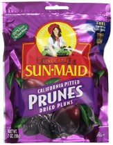 Sunmaid Prunes Bag, 225g