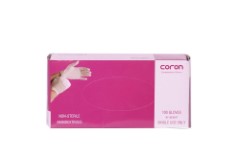 Coron Nitrile Examination gloves,Powder Free,Non Latex,100 pcs, Medium