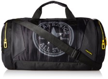 Gear Polyester 47 cms Black and Yellow Travel Duffel