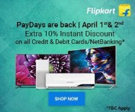 Up to 50% Off on Televisions and Home Appliances + Instant 10% Off on HDFC Cards