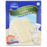 Pillsbury Moist Supreme Flavoured Cake Mix, Vanilla, 225g