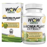 Wow Garcinia Cambogia - 800 mg - 90 Veg Capsules (Pack of 1)