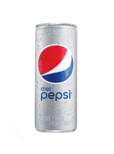 Pepsi Soft Drink, Diet, 250ml Tin (Amazon Pantry)