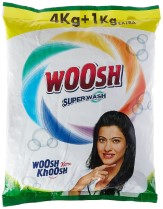 Woosh Super Detergent Powder - 4 kg with 1 kg  Free Detergent Powder -1 kg 