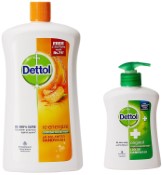 Dettol Liquid Soap Jar- 900ml with Free Dettol Handwash Pump - 200ml 