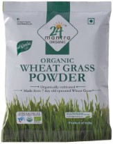 24 Mantra Organic Wheat Grass Powder, 100g
