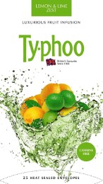 Typhoo Lemon and lime zest Tea, 25 Tea Bags 