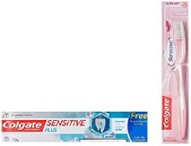 Colgate Sensitive Plus 70g + Free Toothbrush