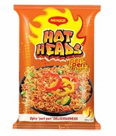 Maggi Hotheads Noodles, Peri Peri, 71g (Pack of 10)