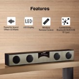 Envent Horizon BT301-SL  Bluetooth Soundbar  (Black, Soundbar Channel)
