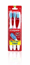 Colgate Toothbrush-360 Degree Visible White - Buy 2 Get 1 Free-Saver