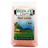 Ecolife Organic Red Lentil, 1Kg