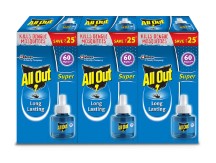 All Out Refill (135 ml, Clear, 3-Pieces)