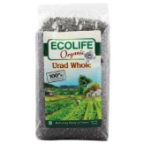 Ecolife Organic Whole Urad (Black Gram), 500g