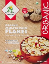 24 Mantra Organic Multi Grain Flakes, 300g 