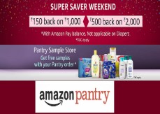 Super Saver Weekend Rs 100 off on Rs 1000 | Rs 300 off on Rs 2000 [Amazon  Pantry]