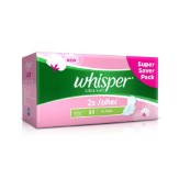 Whisper Ultra Soft Sanitary Pads - 30 Count (Large)