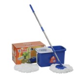 Gala Spin mop with easy wheels and bucket for magic 360 degree cleaning + 2 refills at Amazon