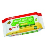 Pigeon Hand and Mouth Wipes 20S, 2 in 1