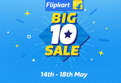 Flipkart Big 10 Sale May 14 ,2017 – May 18, 2017 