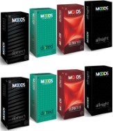 Moods Ribbed, dotted, ultrathin,allnight mix 96pc Condom (Set of 8, 96S)