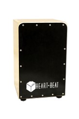 Heartbeat Cajon by Kadence - Black (H:46  B:30  L:30)