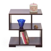 Forzza Daniel Side Table (Matt Finish, Wenge)