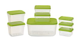 All Time Plastics Polka Container Set, Set of 8 at Amazon