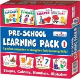 Creative Educational Aids 1007 Pre - School Learning Pack 1 (Shapes, Colours, Numbers and Alphabet)