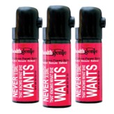  Healthgenie Pepper Spray, upto 10 feet range, 35 gms of Dispensable Pepper Spray (Pack of 3) at Amazon