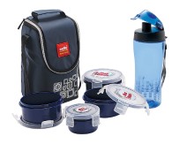 Cello Classy Combo Lunch Box with Bag Set, 7-Pieces