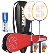 Silver's Reflex Badminton Kit Combo 2 with White Nylon Shuttlecock