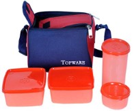 Hunger Box TP03 Orange 4 Containers Lunch Box  (1000 ml)