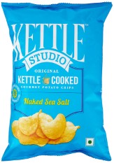 Kettle Studio Potato Chips, Naked Sea Salt, 125g