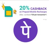 PhonePe App Prepaid Recharge & Postpaid Bill Payment upto 20% Cashback [All Users]