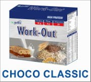 RiteBite Work Out Choco Classic High Protein Bar Pack of 6