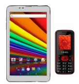 I KALL N3(3G+Wifi Voice Calling) with K12 (Red) Feature Phone